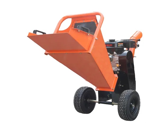 6.5HP 196cc Gasoline Wood Chipper Machine Nt-Wm100 100mm Chipping Capacity Drum Type Branch Shredder with Emergency Stop for Garden Forest Landscaping