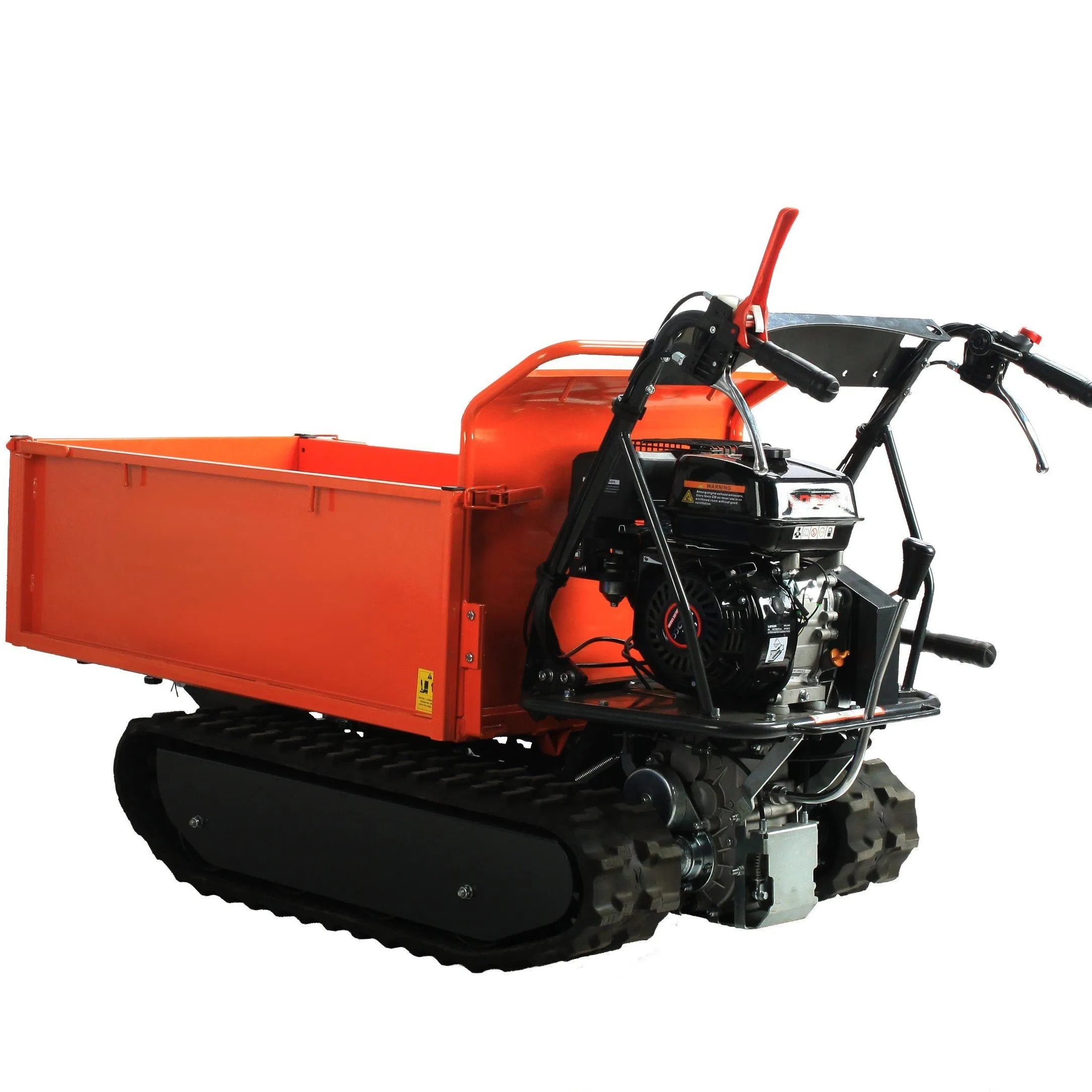Gasoline Loading Capacity Tipping Track Compact Design for Garden Mini Dumper