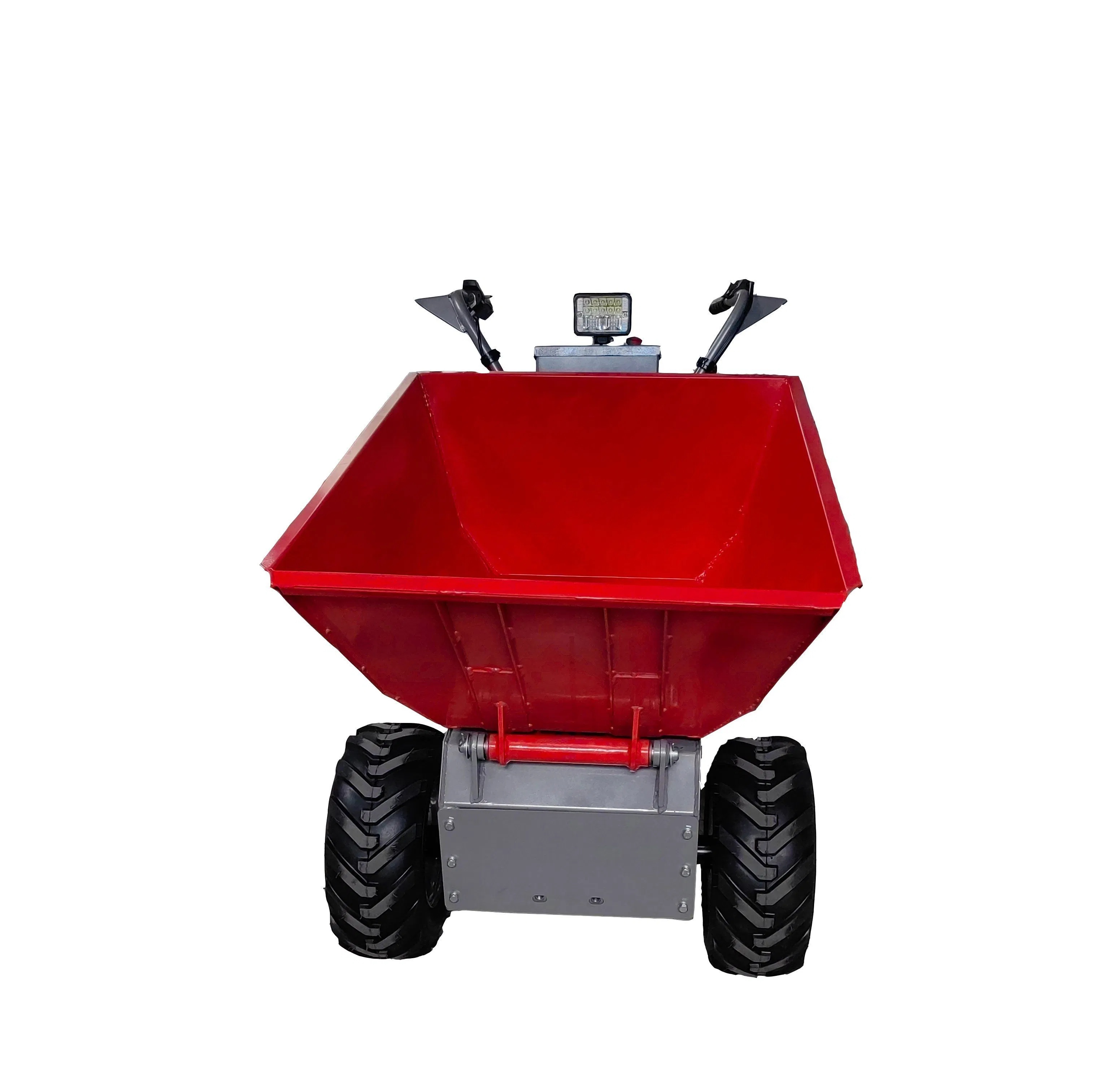 Safe Operation Electric Tracked Mini Dumper for Green Farm Landscape Transport Work