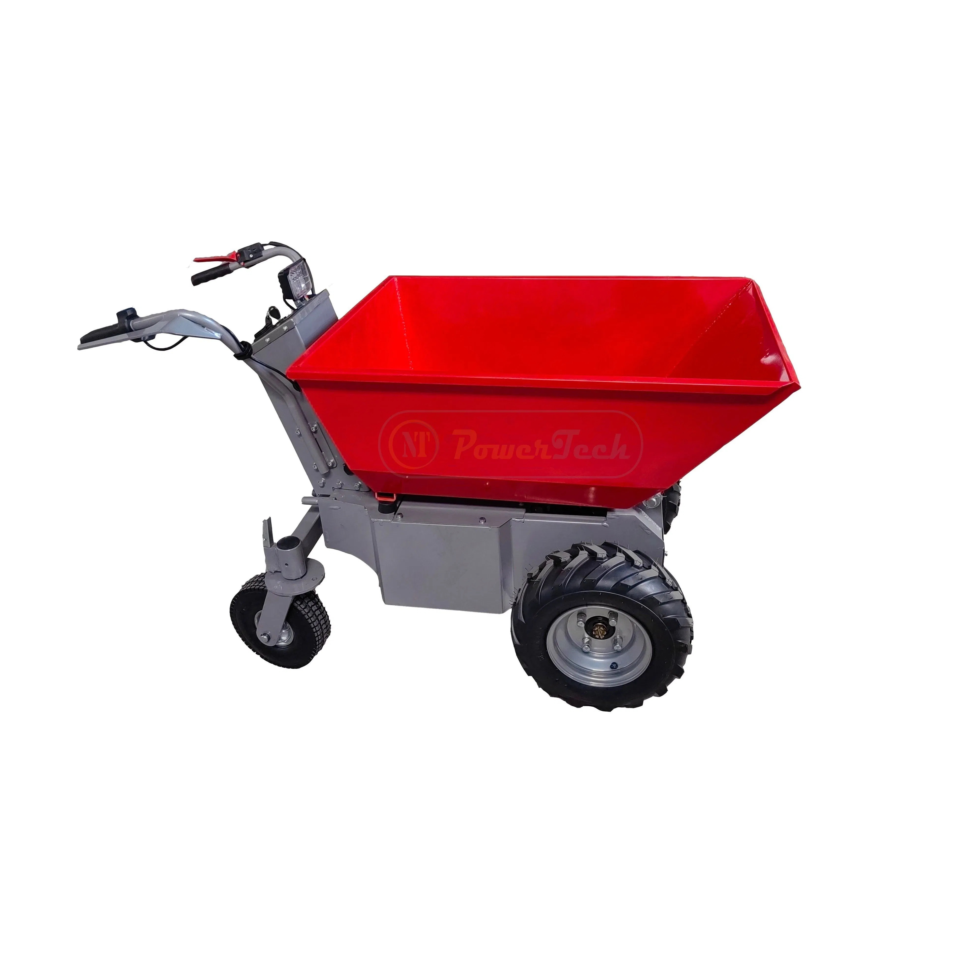Safe Operation Electric Tracked Mini Dumper for Green Farm Landscape Transport Work