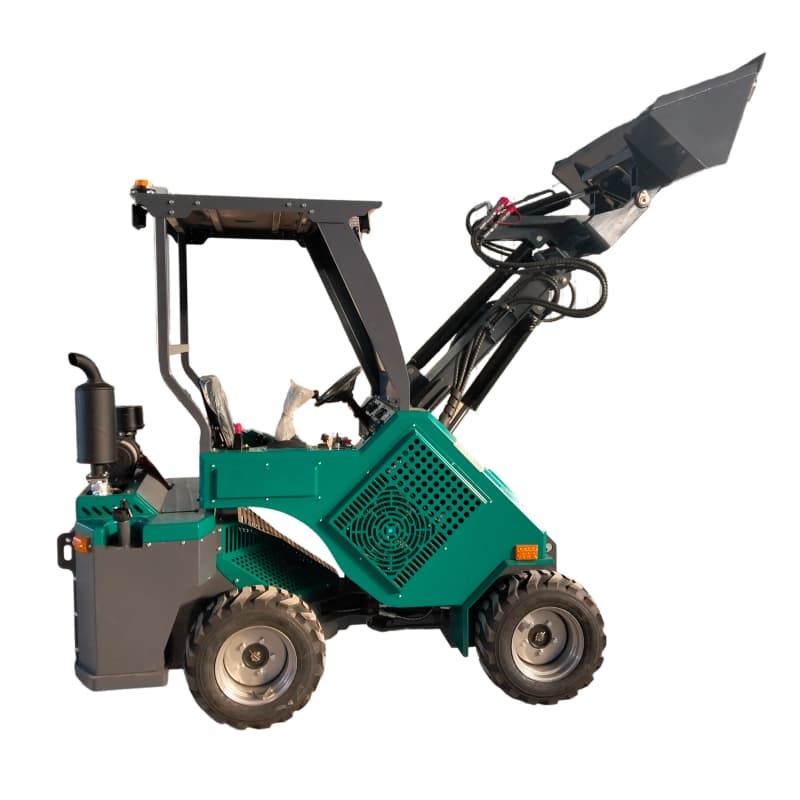 Nt-Ml500 500kg Loading Capacity Mini Wheel Loader Kubota D1105 Engine 4 Wheel Drive Hydraulic Articulated Small Loader 0.3m³ Bucket Construction & Agricultural
