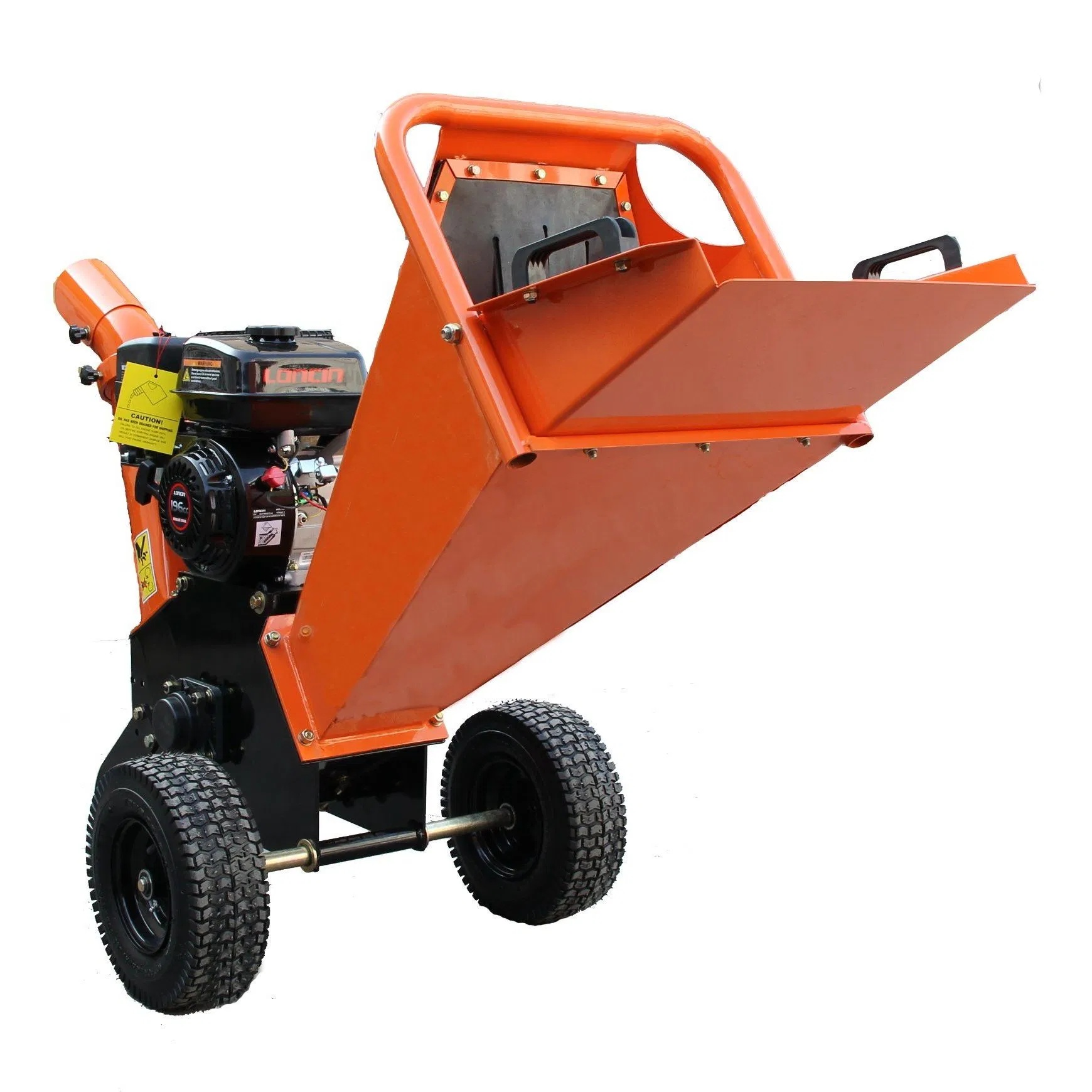 Versatile gasoline Powered Wood Chipper Sharp Blades, Strong Torque, Excellent Chip Quality