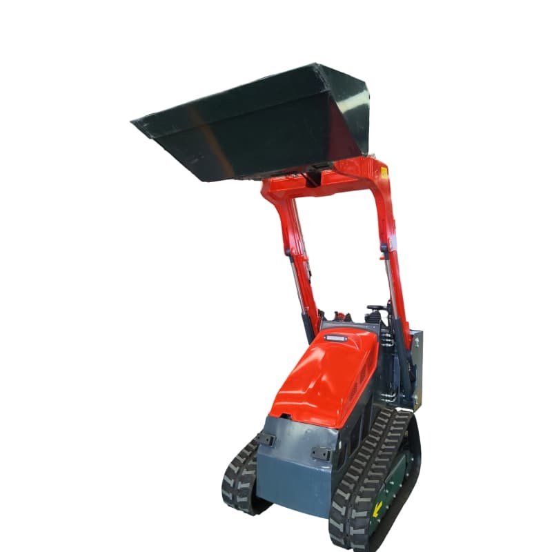 Compact Skid Steer Loader with Multiple Attachments for Construction Work