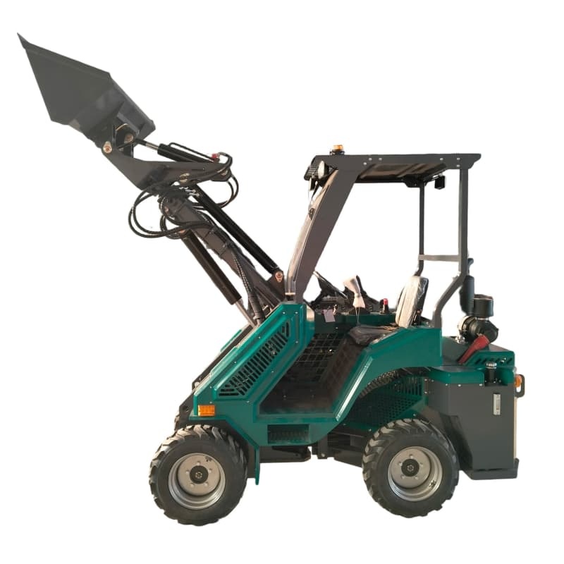 Nt-Ml500 500kg Loading Capacity Mini Wheel Loader Kubota D1105 Engine 4 Wheel Drive Hydraulic Articulated Small Loader 0.3m³ Bucket Construction & Agricultural