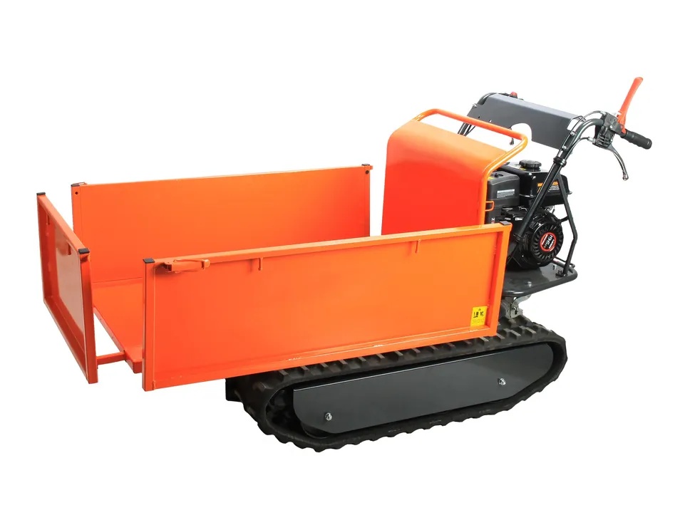 Gasoline Loading Capacity Tipping Track Compact Design for Garden Mini Dumper