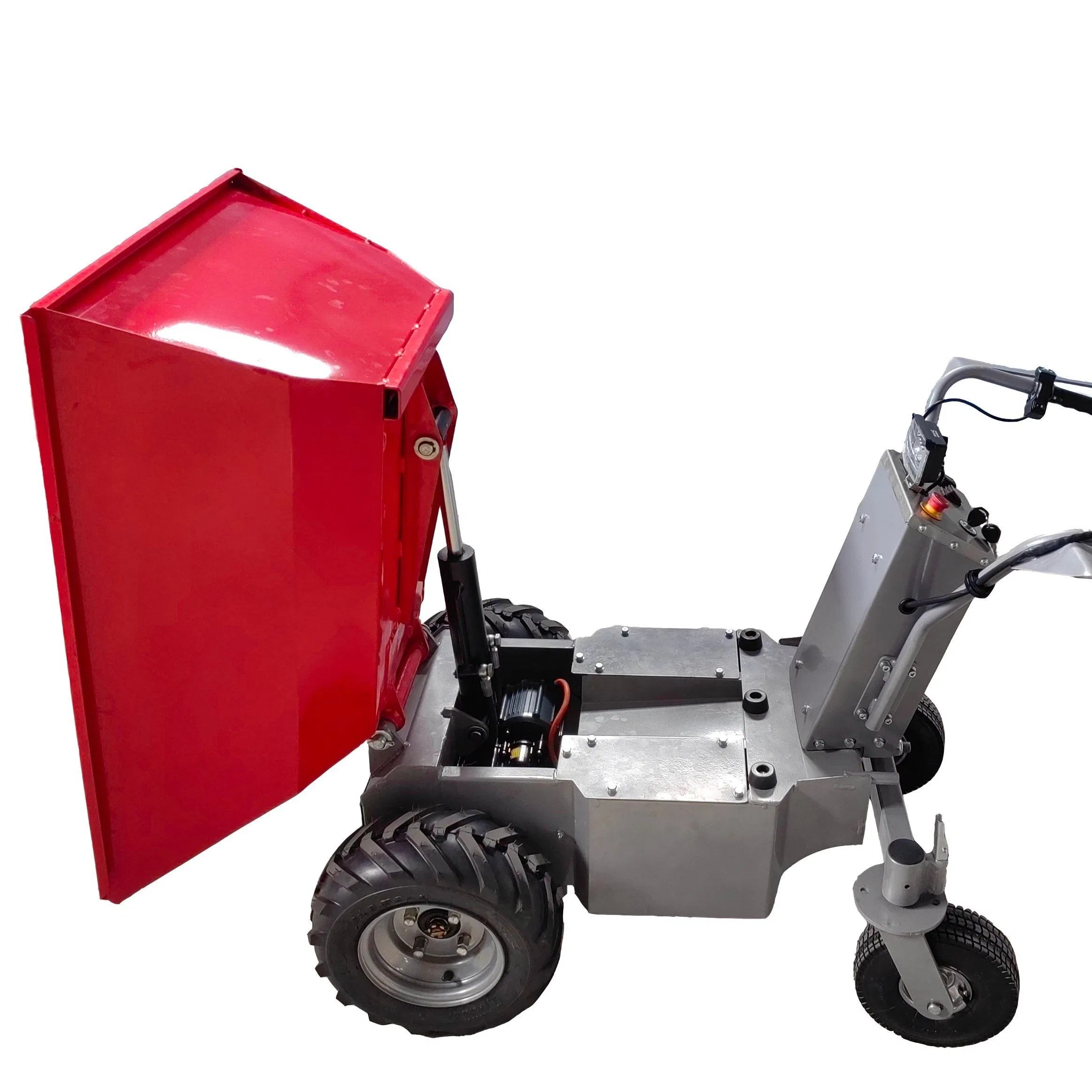 Safe Operation Electric Tracked Mini Dumper for Green Farm Landscape Transport Work