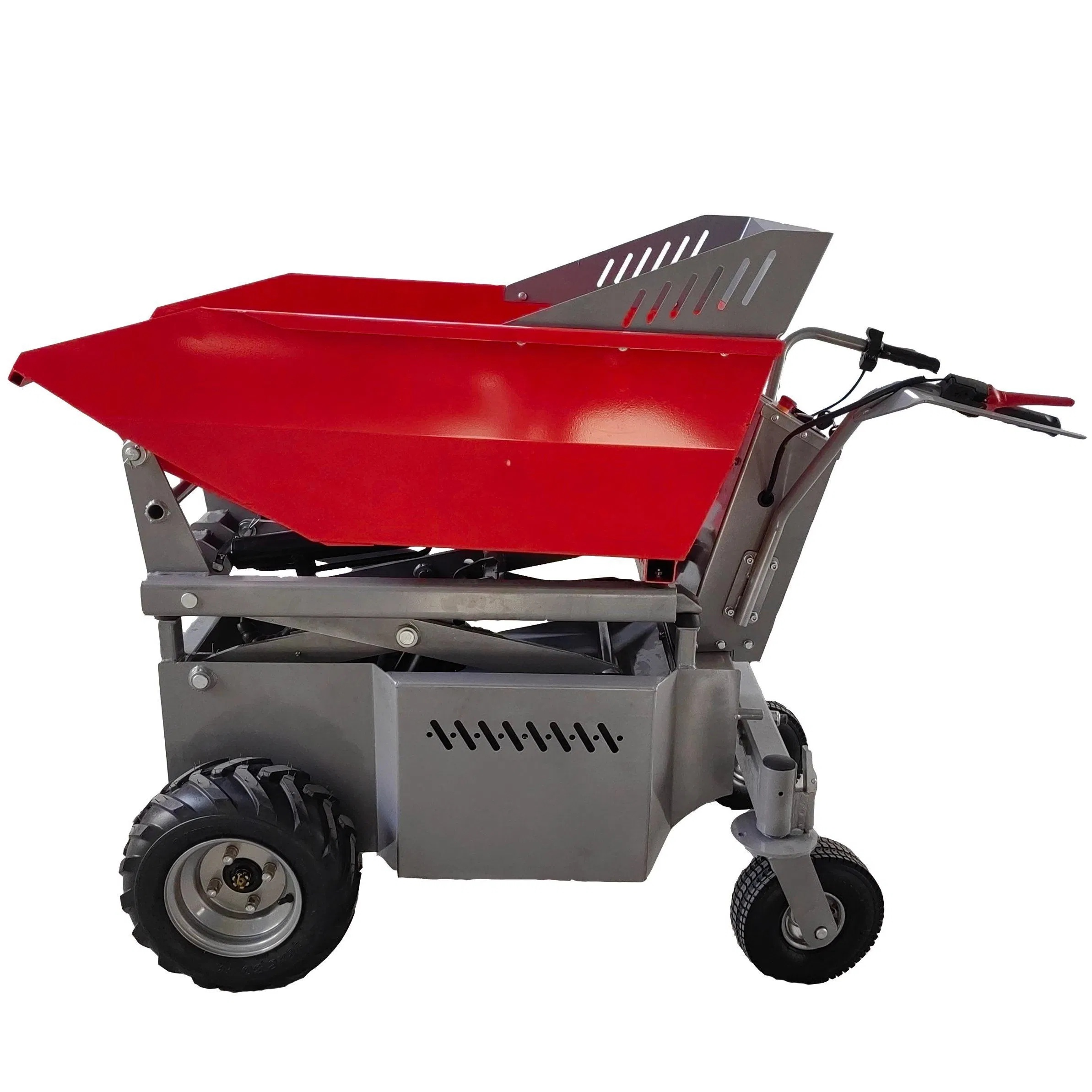 Hydraulic Tipping Battery Powered Electric Mini Wheel Dumper with 1.43m Tipping Height