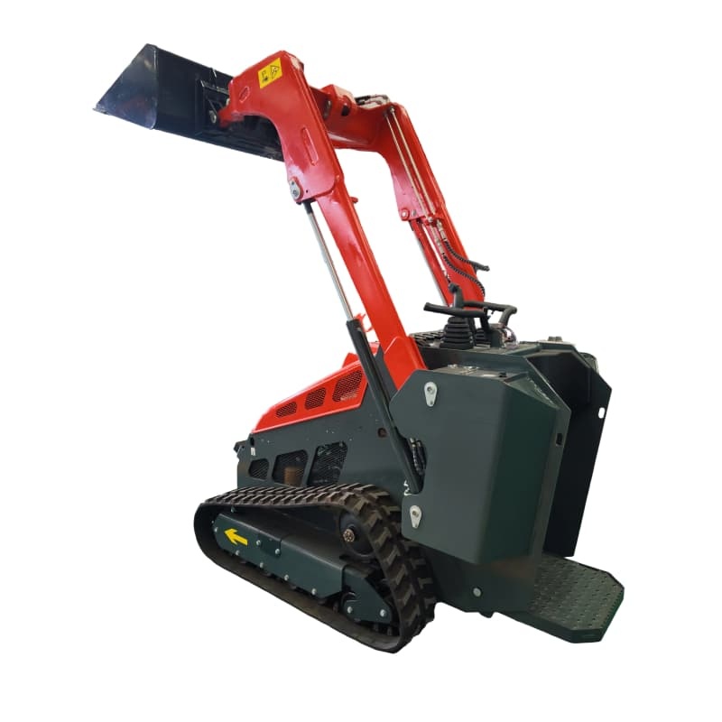 Compact Skid Steer Loader with Multiple Attachments for Construction Work