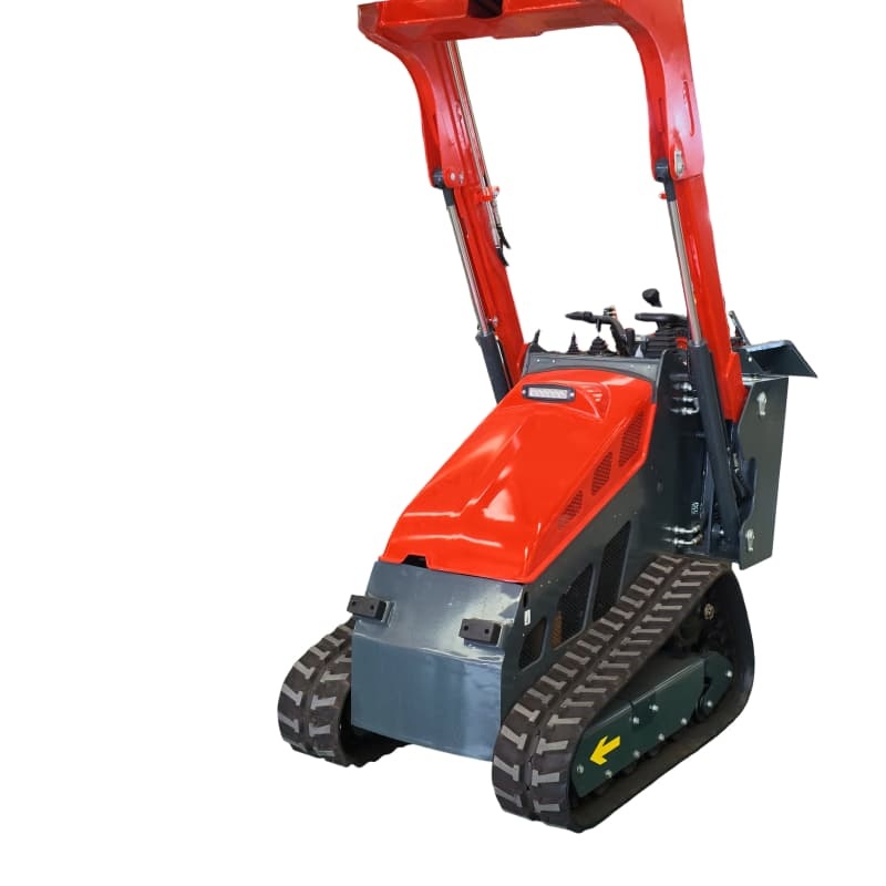 Compact Skid Steer Loader with Multiple Attachments for Construction Work