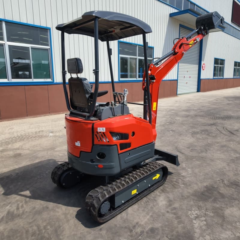 1400kg Compact Mini Excavator 360 Degree Rotation for Trenching Work