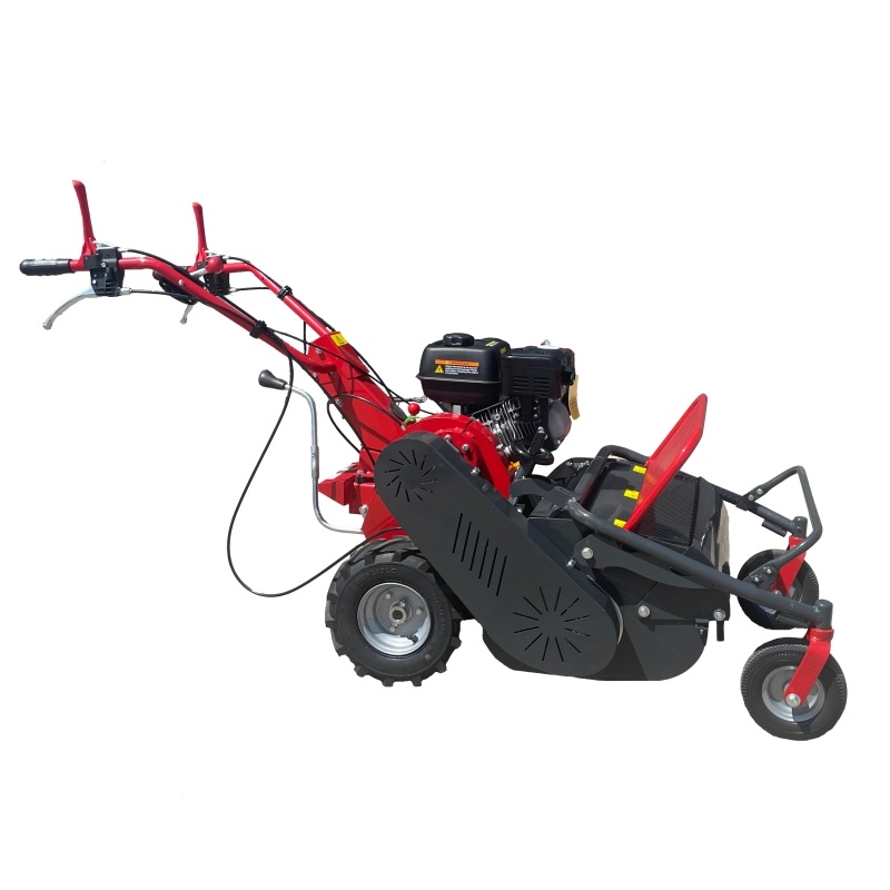 Rotary Disc Mower, Self-Propelled Gasoline Powered Mower for Forage Grass Cutting and Garden Use