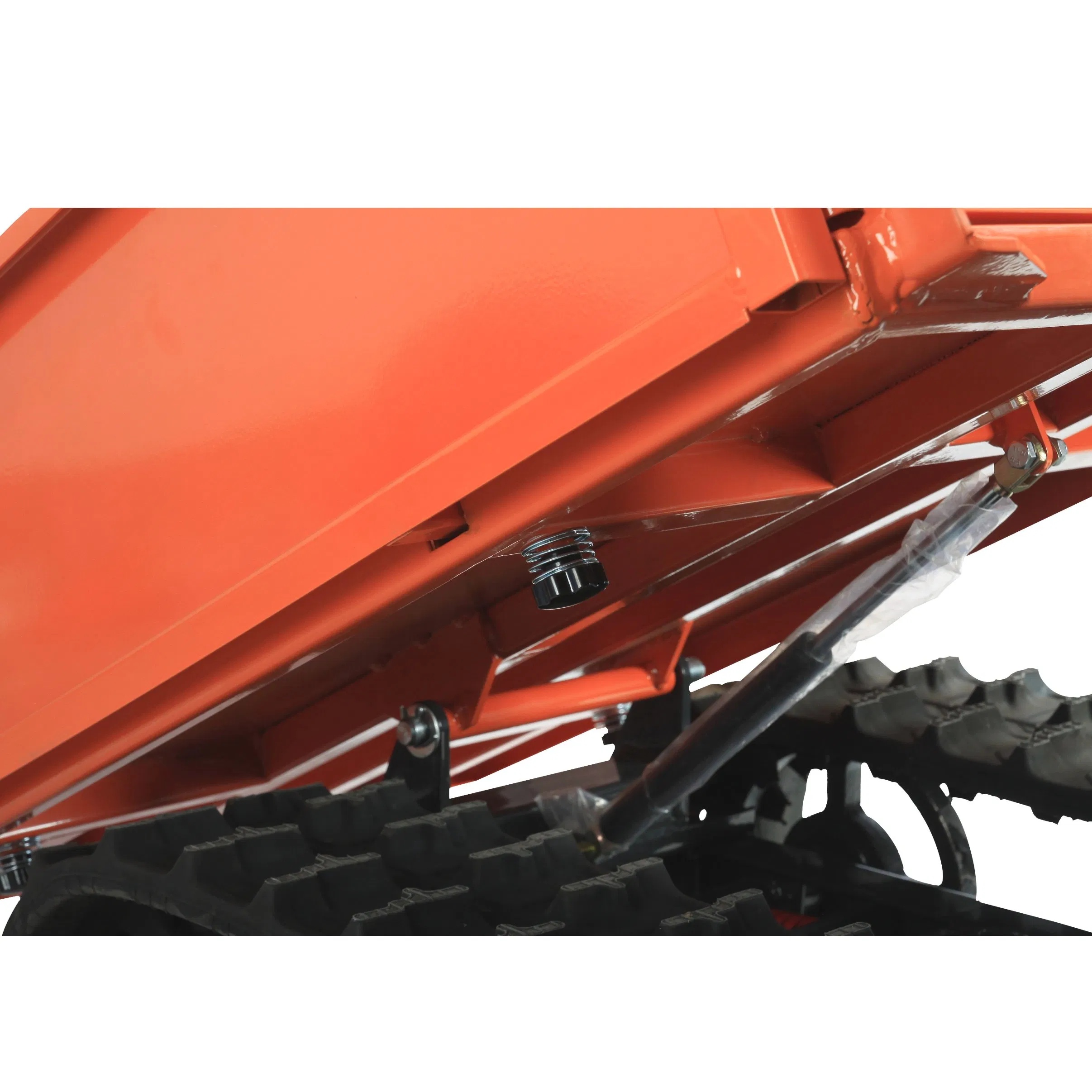 off Road Stability 6.5HP Gasoline Engine 500kg Capacity Manual Tipping Tracked Power Carrier for Muddy and Sandy Terrain Application All Terrain Dumper