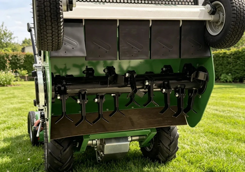 Rotary Disc Mower, Self-Propelled Gasoline Powered Mower for Forage Grass Cutting and Garden Use