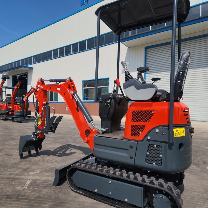 1ton CE Hydraulic Crawler Excavator with Hydraulic Thumb for Livestock Farm & Scrap Handling