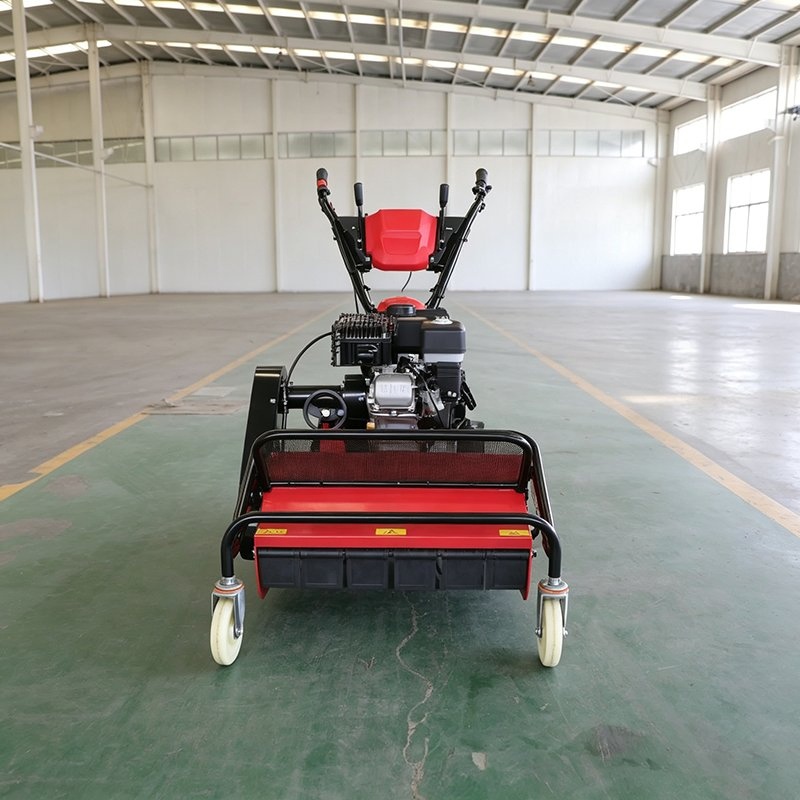 7HP 212cc Gasoline Engine Recoil Start 600mm Cutting Width Mowering Height Range of 40-1600mm 48 Blades Heavy Duty Flail Mower