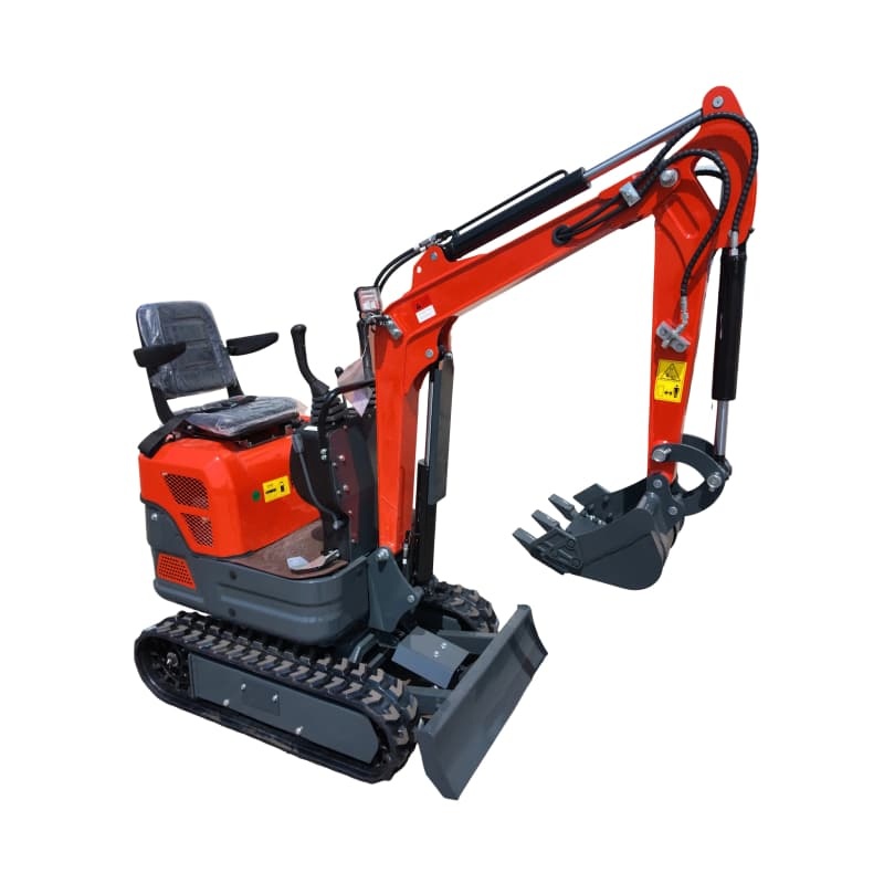Compact Hydraulic Excavator Mini Backhoe with 1600mm Digging Depth, 2580mm Excavation Height and 30° Climbing Ability
