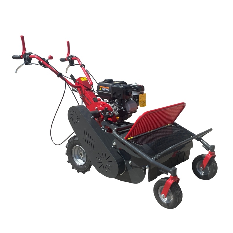 Rotary Disc Mower, Self-Propelled Gasoline Powered Mower for Forage Grass Cutting and Garden Use