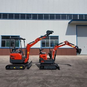 1ton CE Hydraulic Crawler Excavator with Hydraulic Thumb for Livestock Farm & Scrap Handling